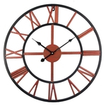 Alta Qualidade 45 centímetros 50 centímetros Grande Relógio de parede engrenagem Ferro Metal industrial Retro relógio relógio 3D Clocks Relogio Horloge murale