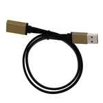 Alta velocidade de transmiss?o USB 3.0 Cabo de Extens?o ouro masculino para feminino extens?o