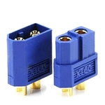 Amass XT60 de alta Qualidade Macho / Conector de Bala Feminino Conecta Azul Para RC Lipo Bateria