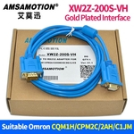 Amsamotion XW2Z-200S-VH Adapter Serials Cable Suitable Omron CQM1H CPM2C 2AH CJ1M Series PLC Programming Cable 9 Pin