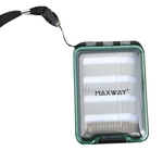 Maxway One Side Pesca Fly Waterproof Caixas Fácil aperto de espuma ultra-fino caixa de pesca da mosca