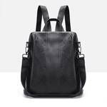 Women Leather Backpack Casual College School Backbag Student Laptop Girls Back Pack Travel Backpack Anti Theft