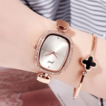 Amyove Lovely gift Mulheres Round Retro Cortex Strap Quartz Veja com vidro temperado para presentes Estudantes Escritório