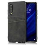 Amyove Lovely gift Para HUAWEI P30 cattlehide Grain PU capa protetora tampa traseira com 2 cartões Pockets