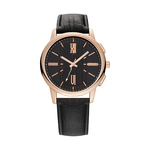 Amyove Lovely gift YAZOLE Men Fashion Leather Strap Movimento de quartzo Assista Casual Luminous Waterproof Wristwatch