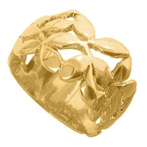 Anel em Ouro 18K - 10 - Dourado