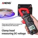 ANENG ST209 Digital Clamp Meter Multímetro 6000counts True RMS Mini Amp DC / AC Grampo Metros voltímetro 400v Faixa automática