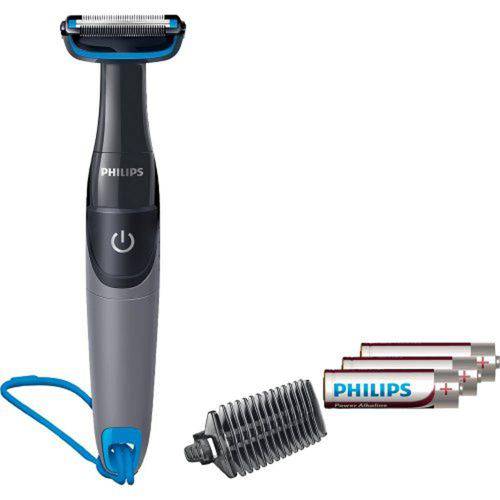 Aparador de Pelos do Corpo Bg1025/15 Preto e Azul Philips