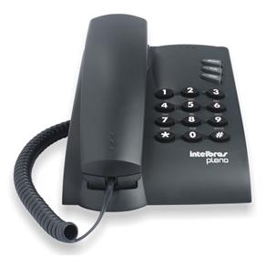 Aparelho Telefone Fixo com Fio Intelbras Pleno Preto