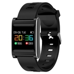 Aplicar9 Pulseira inteligente de ecrã a cores de monitoramento da freqüência cardíaca Smartwatch impermeável