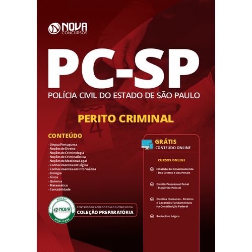 Apostila Pc-sp 2019 - Perito Criminal