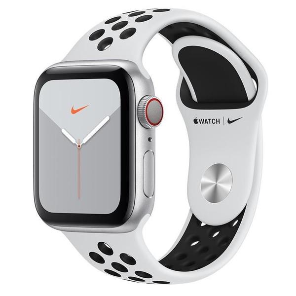 Apple Watch Nike+ 5 Cell+GPS 40 Mm Alumí Prata, Esport Nike Preto / Cinza Fecho Clássico - MX3C2BZ/A