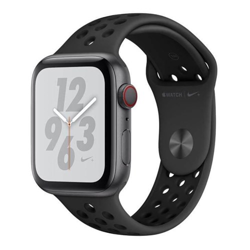 Apple Watch Nike+ Cellular, 44 Mm, Alumínio Cinza Espacial, Pulseira Esportiva Nike Preto/Cinza-Carvão e Fecho Clássico - Mtxm2bz/A