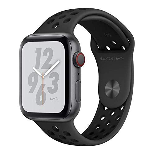 Apple Watch Nike+ Cellular, 44 Mm, Alumínio Cinza Espacial, Pulseira Esportiva Nike Preto/cinza-carvão e Fecho Clássico - Mtxm2bz/a