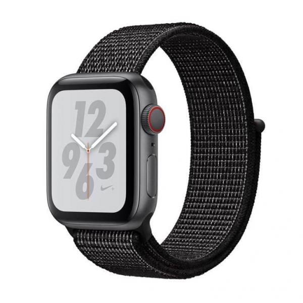 Apple Watch Nike+ Series 4, Cellular + GPS, 40 Mm, Alumínio Cinza Espacial, Pulseira Esportiva Nike Loop Preta