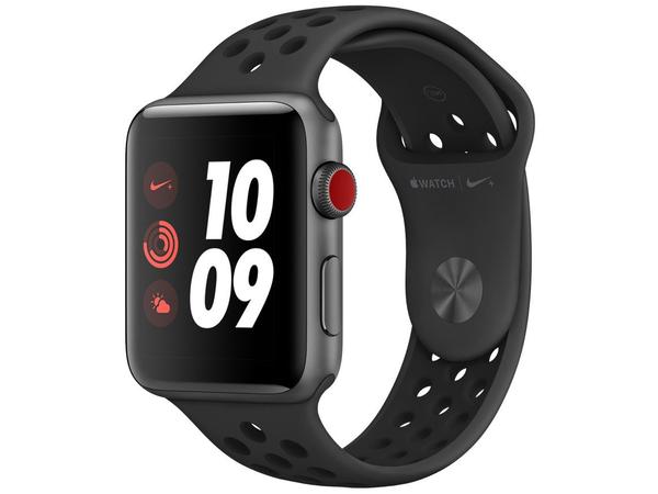 Apple Watch Nike+ Series 3 42mm GPS + Celullar - Wi-Fi Bluetooth Pulseira Esportiva 16GB