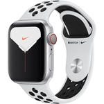 Apple Watch Nike Series 5 com Caixa Prateada de Alumínio + Pulseira Esportiva Nike - 40mm