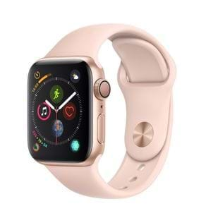 Apple Watch Series 4 40mm de Alumínio Dourado e Pulseira Esportiva Areia Rosa MU682BZ/A