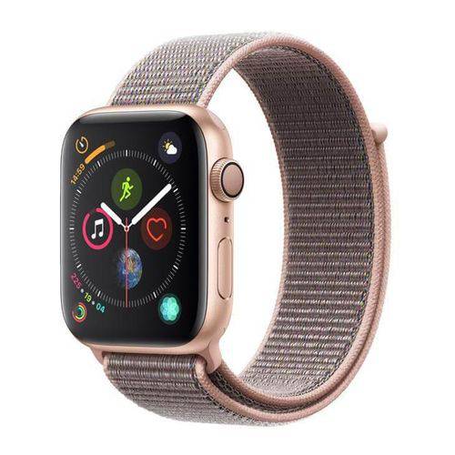 Apple Watch Series 4, 44 Mm, Alumínio Dourado, Pulseira Esportiva Loop Rosa e Fecho Ajustável - MU6G