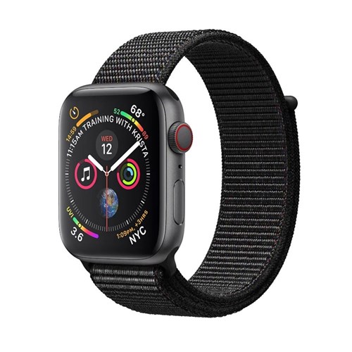 Apple Watch Series 4 44Mm Gps Pulseira Esportiva Loop Ajustável Preto