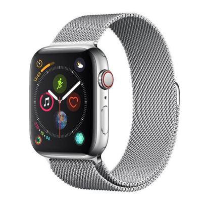 Apple Watch Series 4 Cellular + GPS, 44 Mm, Aço Inoxidável Pulseira de Aço Inoxidável