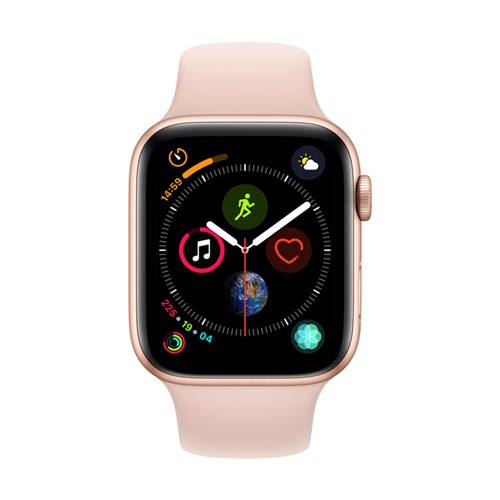 Apple Watch Series 4 Gps - 40Mm - Caixa Dourada de Alumínio com Pulseira Esportiva Areia-Rosa