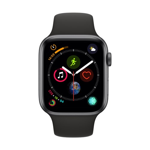 Apple Watch Series 4 Gps - 44Mm - Caixa Cinza-Espacial de Alumínio com Pulseira Esportiva Preta