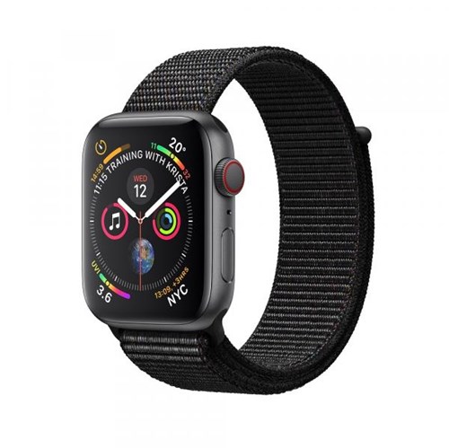 Apple Watch Series 4 (GPS + Cellular) - 40mm - Caixa Cinza-espacial com Pulseira Loop Esportiva