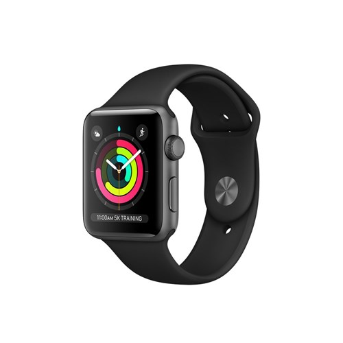 Apple Watch Series 3, 42 Mm, Alumínio Cinza Espacial, Pulseira Esporti...