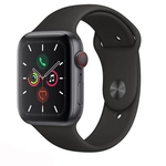 Apple Watch Series 5 Cinza Espacial com Pulseira Nike Sport Band Cinza Carvão, 44mm, 4G, Bluetooth e