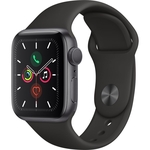 Apple Watch Series 5 Gps, 40mm Space Grey Aluminium Case With Black Sport Band