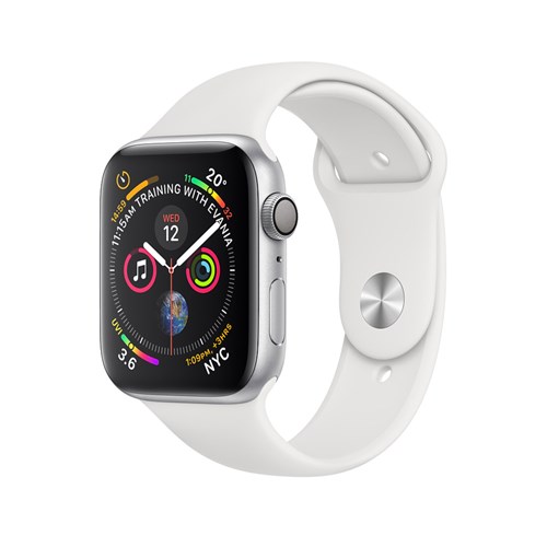 Apple Watch Series 3 Gps 42 Mm Caixa Prateada de Aluminio com Pulseira Esportiva - Branco e Prata