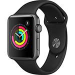 Apple Watch Series 3 GPS com Pulseira Esportiva Cinza e Preto - 42 Mm