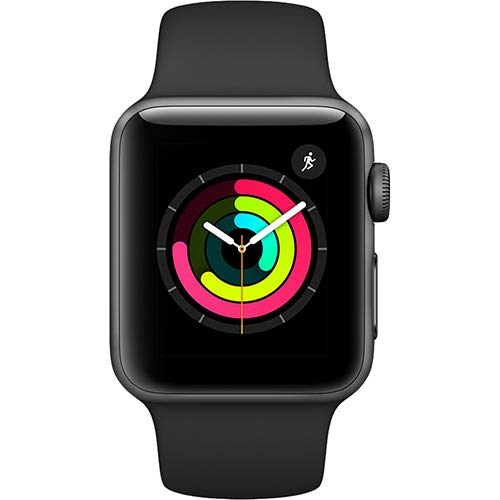 Apple Watch Series 3 GPS com Pulseira Esportiva Cinza e Preto - 38 Mm