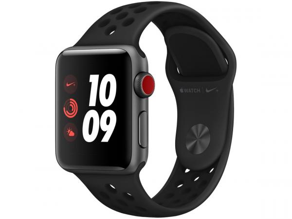 Apple Watch Series 3 Nike+ GPS + Cellular 38mm - Bluetooth Pulseira Esportiva 16GB
