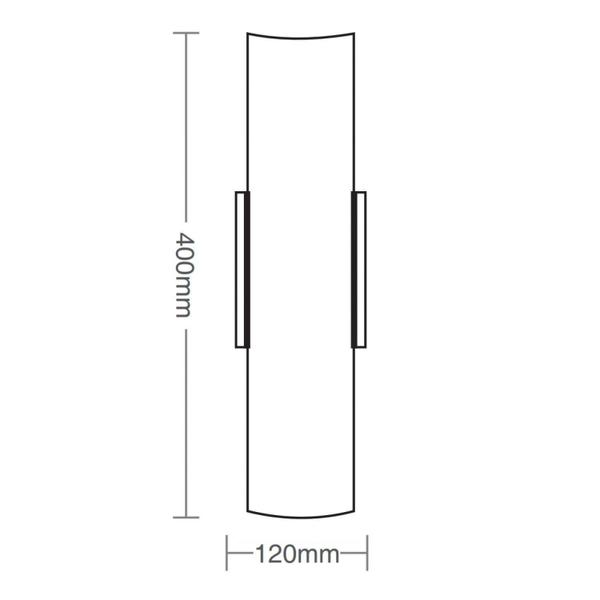 Arandela Taschibra Embaú 40cm Branco