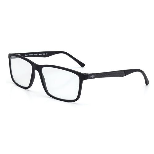 Armação Oculos Grau Mormaii Sama Fibra Carbono M6049a1452 - Preto Fosco