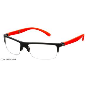 Armação para Oculos de Grau Mormaii Eclipse Cod. 111393654 Preto/ Vermelho