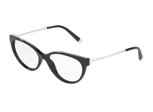 Armação Tiffany Tf2183 8001 52 (Preta, Acetato)