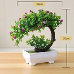 Artificial Bonsai Planta para jantar home-Tabela do escritório Decoração