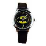 Assista Crianças dos desenhos animados Batman Belt Quartz Relógio Student Ponteiro Luminoso Relógio de pulso