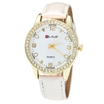 Assista Doce Cor masculino e feminino Strap rel¨®gio de pulso WH