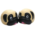 Lento O aumento Toy Presente Para Kawaii Simulação decorativa cão cabeça brinquedos bonitos