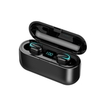 HAO Auscultadores sem fios Bluetooth 5.0 TWS fone Display LED 8D som estéreo sem fio fone de ouvido Bluetooth Headset para iPhone Xiaomi Headset