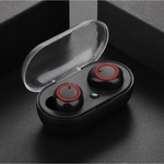 Amyove Auscultadores sem fios TWS Mini verdadeira Bluetooth 5.0 Fones de ouvido estéreo In-Ear Headset