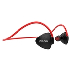 Awei A847BL sem fio Sweatproof fone de ouvido Hooks Neckband Estilo Bluetooth Sports Earbuds para o telefone móvel