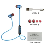 AX-09 4.1 sem fio Sports Absor??o Magnetic In-ear fone de ouvido est¨¦reo