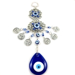 Azul Evil Eye Mão Amulet Parede, Protecção, pendurada pingentes de Sorte turcos