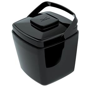 Balde de Gelo Porta Gelo Invicta 2,5 Litros Preto