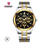 Banda Steel assistir Chenxi relógio marca de quartzo com relógio de homens de negócios de diamantes